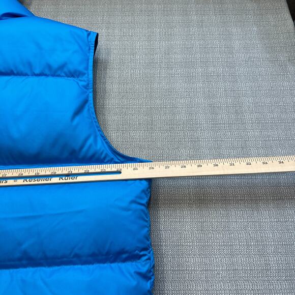 LL Bean Vest Men XL Trail Model Down '82 Blue Snap Up Puffer New with Tags - Picture 8 of 10